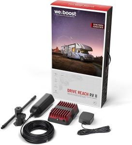 1. weBoost Drive Reach RV II- Cell Phone Signal Booster