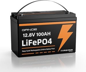 9. GRNOE 12V Lithium Battery for RV