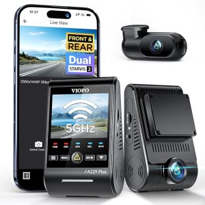 2. VIOFO A229 Plus Dash Cam Front and Rear