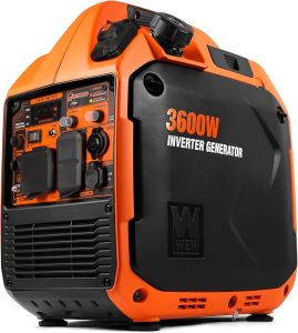 3. WEN 3600-Watt Dual Fuel RV-Ready Inverter Generator